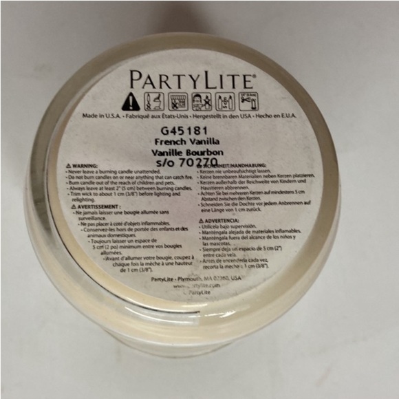 New in box Partylite Escential Jar Scented Candle French Vanilla 8.40 ounce - Picture 7 of 8